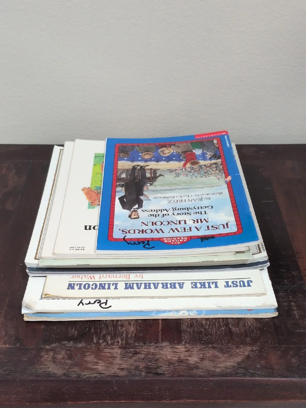 Scholastic Vintage Presidential Picture Book Non Fiction Lot of 10 Books - Used
